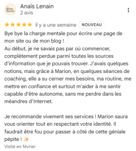 avis client coaching seo mariage